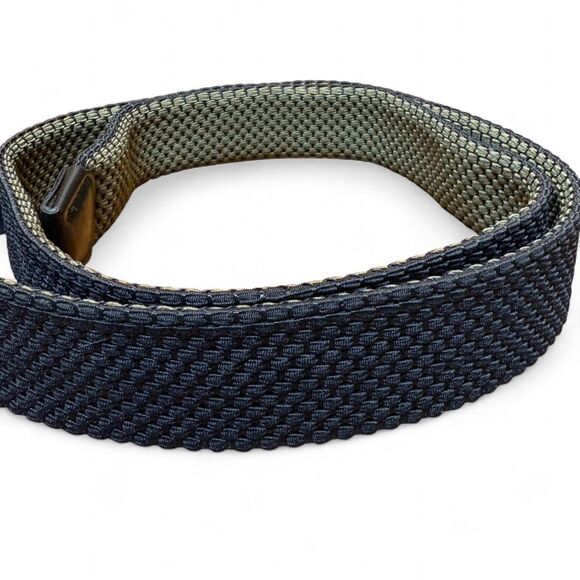 NWT Tommy Bahama Reversible Stretch Belt in Olive + Black size L (38-40) - Picture 3 of 8